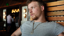 Load image into Gallery viewer, Bitcoin Pendant & Chain
