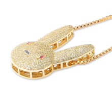 Load image into Gallery viewer, Pancake Bunny Pendant & Chain