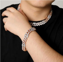 Load image into Gallery viewer, Cuban Hybrid Link Chain