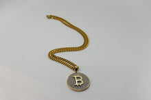Load image into Gallery viewer, Bitcoin Pendant & Chain