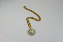 Load image into Gallery viewer, Bitcoin Pendant & Chain